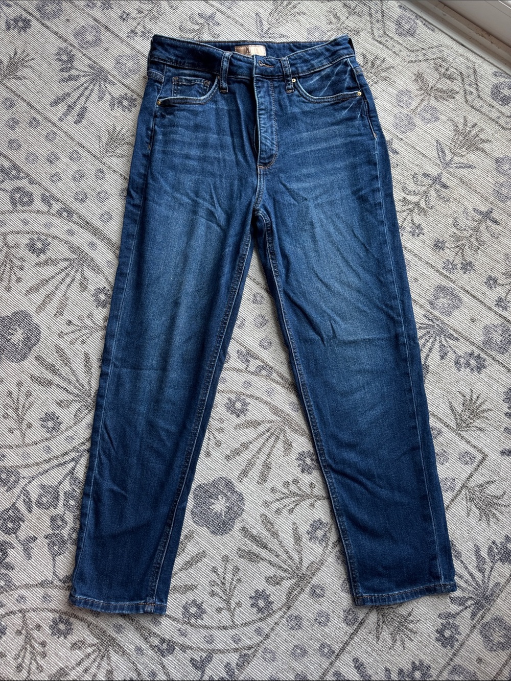 Kut from the Kloth Dark Blue Cropped Jeans